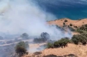 Μεγάλη φωτιά τώρα στο Ρέθυμνο