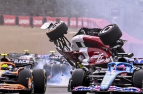 Formula 1: Ατύχημα για τον Guanyu Zhou