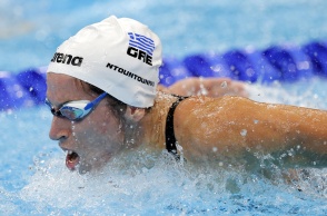 Μεσογειακοί Αγώνες 2022: Η Άννα Ντουντουνάκη εν ώρα αγώνα 