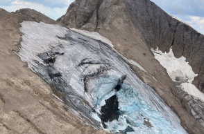 Ιταλία: Το σημείο από όπου αποκολλήθηκε το στρώμα χιονιού