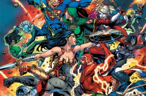 Καρέ από το κόμικ Justice League εναντίον Suicide Squad