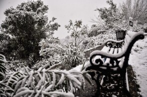 Σε λευκό τοπίο έχει μετατραπεί και η περιοχή των Ιωαννίνων