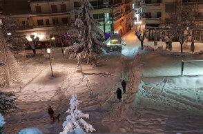 Χιόνια στην πόλη των Γρεβενών