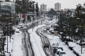 Κακοκαιρία «Ελπίδα»: Χιονισμένα και τα δύο ρεύματα στη Μεσογείων