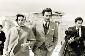 Ο Βασίλης Μάρος με τον Γκρέγκορι Πεκ και τη γυναίκα του από την ξενάγησή τους στην Ακρόπολη