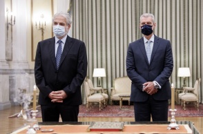 Ορκωμοσία της ηγεσίας του νέου Υπουργείου Κλιματικής Κρίσης και Πολιτικής Προστασίας