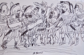 Αλέκος Φασιανός, Μαραθώνιος, μετάλλιο