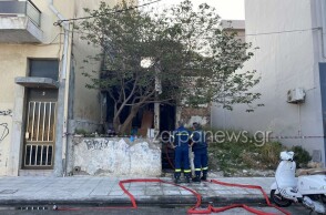 Χανιά: Απανθρακωμένος άνδρας μετά από φωτιά σε ακατοίκητο κτίριο