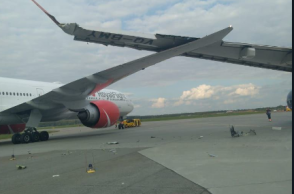 Σύγκρουση αεροσκαφών σε αεροδρόμιο της Μόσχας  