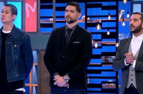 Οι κριτές του MasterChef: Σωτήρης Κοντιζάς - Πάνος Ιωαννίδης - Λεωνίδας Κουτσόπουλος