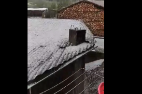 Χαλάζι στην Κοζάνη