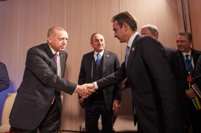 Κυριάκος Μητσοτάκης - Ρετζέπ Ταγίπ Ερντογάν