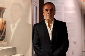 Ο Νικόλαος Καλτσάς στο Μουσείο Κυκλαδικής Τέχνης