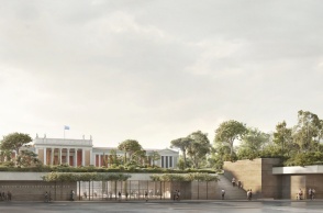 Φωτορεαλιστική απεικόνιση της επέκτασης του Εθνικού Αρχαιολογικού Μουσείου 