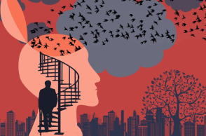 Εικονογράφηση για τον εγκέφαλο και την ψυχολογία