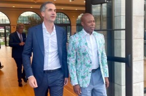 Στη Νέα Υόρκη ο Κώστας Μπακογιάννης - Η συνάντηση με τον Έρικ Άνταμς