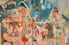 Λεπτομέρεια από το έργο "Sacrifice" του Δαυίδ Σαμπεθάι που θα παρουσιαστεί στην Art Athina 2022