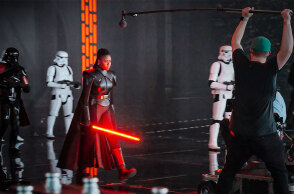 Σκηνή από τα γυρίσματα «Obi-Wan Kenobi: Ένας Jedi επιστρέφει»