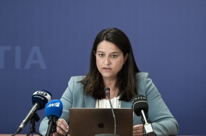 Η υπουργός Παιδείας, Νίκη Κεραμέως