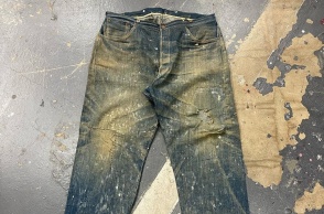 Τζιν παντελόνι του 1880 με λερώματα από ορυχείο
