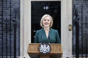 Η απερχόμενη πρωθυπουργός της Βρετανίας, Λιζ Τρας