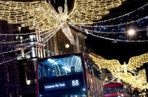 Στολισμένο χριστουγεννιάτικα το Λονδίνο