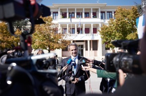 Την Ήπειρο επισκέφθηκε ο πρωθυπουργός την 28η Οκτωβρίου - Ο Κυριάκος Μητσοτάκης επέλεξε το Καλπάκι και τα Ιωάννινα για να παραστεί στις εορταστικές εκδηλώσεις.