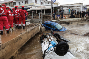 Καταστροφές από τα έντονα καιρικά φαινόμενα στην Αγία Πελαγία Ηρακλείου Κρήτης