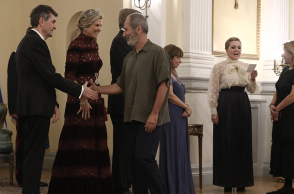 Επίσημο Δείπνο από την Πρόεδρο της Δημοκρατίας Κατερίνα Σακελλαροπούλου στο Προεδρικό Μέγαρο προς τιμήν του Βασιλιά Willem-Alexander και της Βασίλισσας Maxima της Ολλανδίας