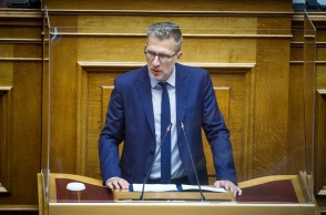 Ο υπουργός Επικρατείας, Άκης Σκέρτσος