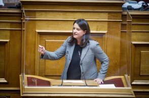 Η υπουργός Παιδείας, Νίκη Κεραμέως