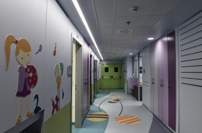 Διάδρομος στο Νοσοκομείο Παίδων «Αγλαΐα Κυριακού»