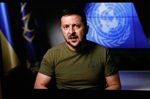 Ο πρόεδρος της Ουκρανίας, Βολοντίμιρ Ζελένσκι