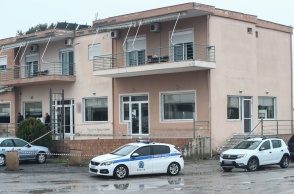 Το σημείο όπου ακινητοποιήθηκε ο 16χρονος οδηγός αυτοκινήτου από αστυνομικούς