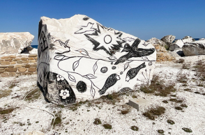 Εφήμερη τέχνη στο νησί της Θάσου