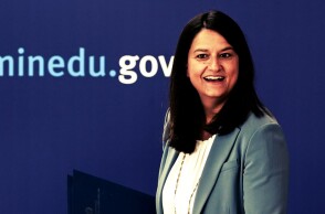 Η υπουργός Παιδείας, Νίκη Κεραμέως