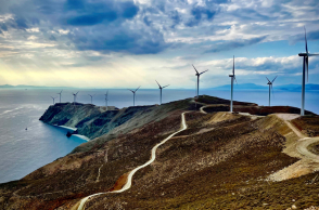 Το αιολικό πάρκο του Αη Γιώργη