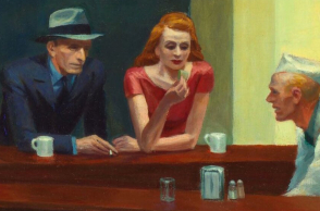 Εικ.: Edward Hopper, «Nighthawks» (1942, λεπτ.)
