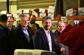 Ο πρόεδρος του ΠΑΣΟΚ-ΚΙΝΑΛ, Νίκος Ανδρουλάκης, στο Διεθνές Πανεπιστήμιο Ελλάδας στην Κατερίνη