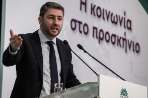 Ο πρόεδρος του ΠΑΣΟΚ-ΚΙΝΑΛ, Νίκος Ανδρουλάκης