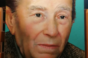 Πορτραίτο του Ιάκωβου Καμπανέλλη, έργο του Βαγγέλη Ρήνα