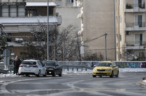 Χιονόπτωση-Κυκλοφορία οχημάτων