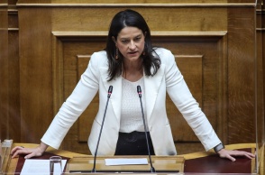 Η υπουργός Παιδείας, Νίκη Κεραμέως