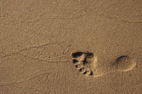 Πατημασιά στην άμμο