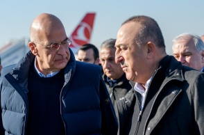 Σεισμός στην Τουρκία: Νίκος Δένδιας - Μεβλούτ Τσαβούσογλου