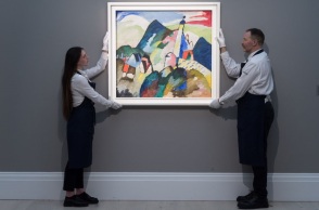 Πίνακας του Βασίλι Καντίνσκι πωλήθηκε έναντι 42 εκατομμυρίων ευρώ σε δημοπρασία στο Λονδίνο: Είχε λεηλατηθεί από τους Ναζί - Η τραγική μοίρα των ιδιοκτητών του.