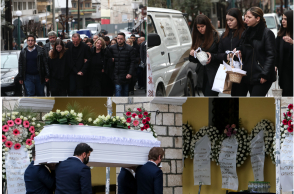 Κηδεία των θυμάτων της τραγωδίας στα Τέμπη σε Γιαννιτσά και Τύρναβο