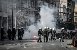 Αστυνομικοί - Επεισόδια στο κέντρο της Αθήνας