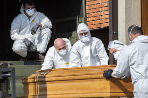 Το κύμα του κορωνοϊού στο Μπέργκαμο