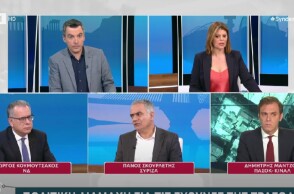 Ο Πάνος Σκουρλέτης σε εκπομπή της ΕΡΤ